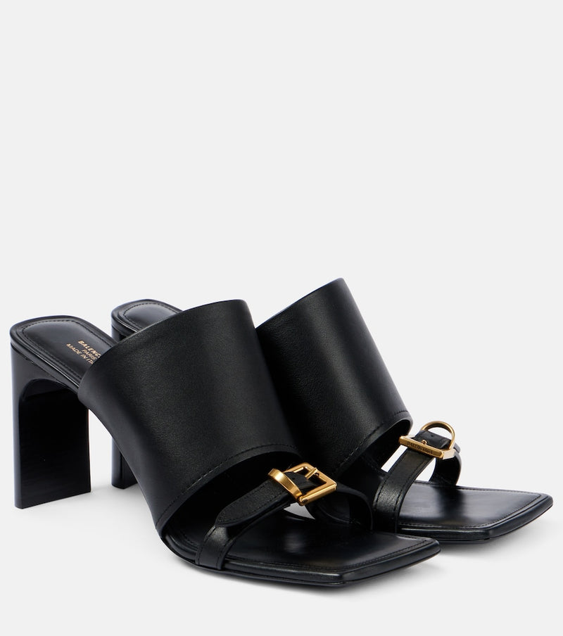 Balenciaga Bel Air 80 leather sandals