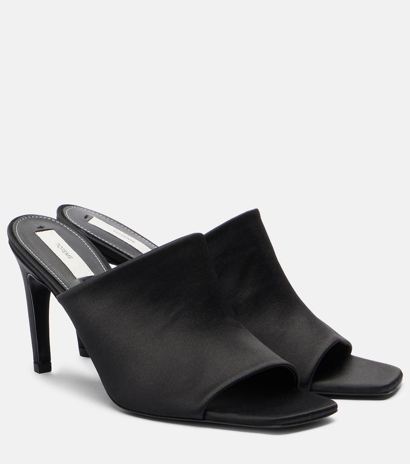 Toteme 85 satin mules