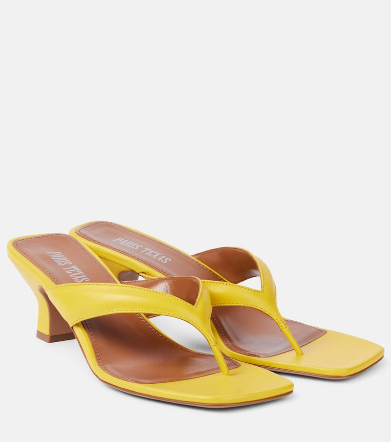Paris Texas Portofino 55 leather thong sandals