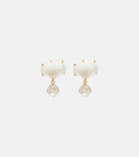 Jennifer Behr Isola faux-pearl drop earrings
