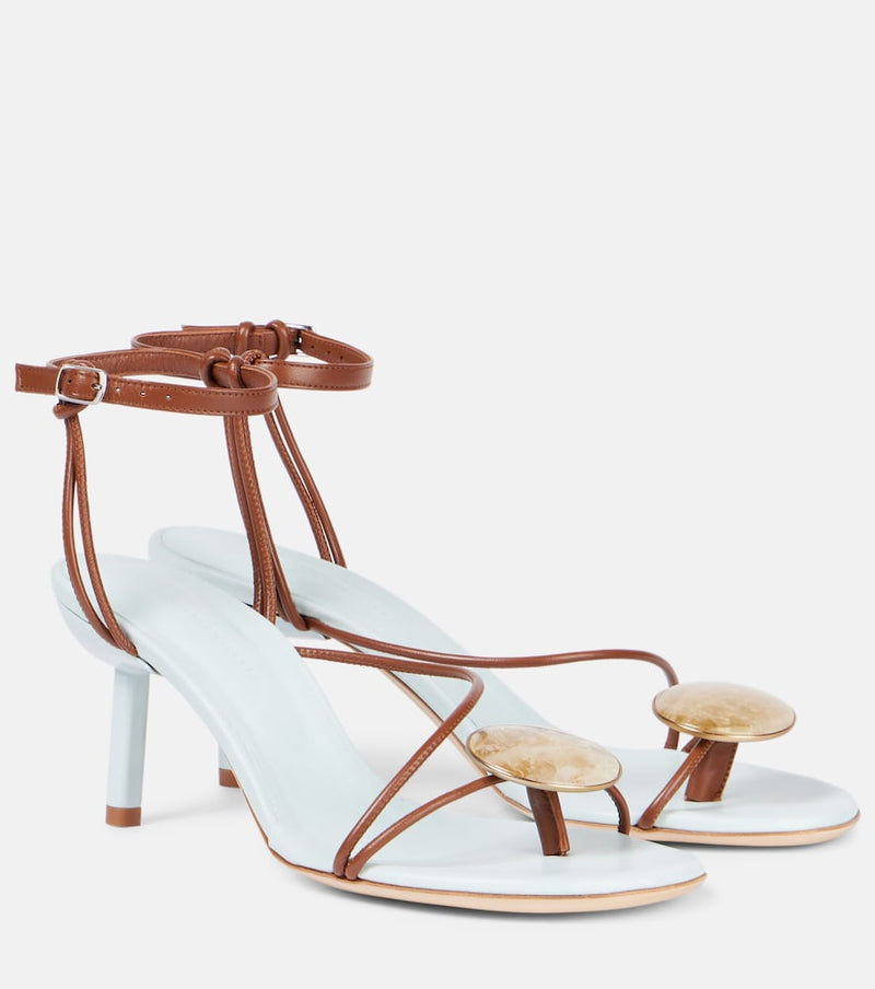 Christopher Esber Doma 70 embellished leather sandals