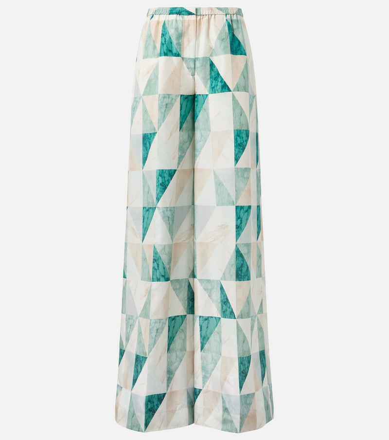 Joseph Thoresby printed silk wide-leg pants