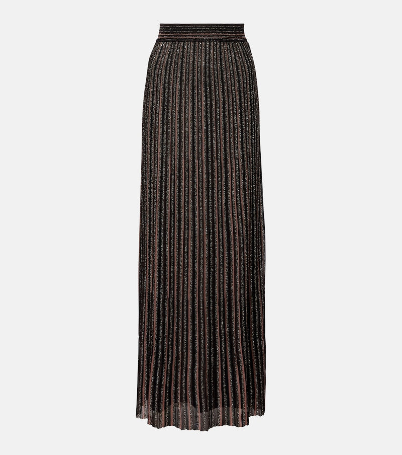 Missoni Zig Zag sequined maxi skirt