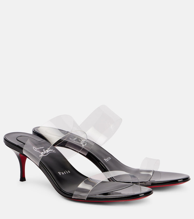 Christian Louboutin Just Nothing 55 PVC sandals in Black