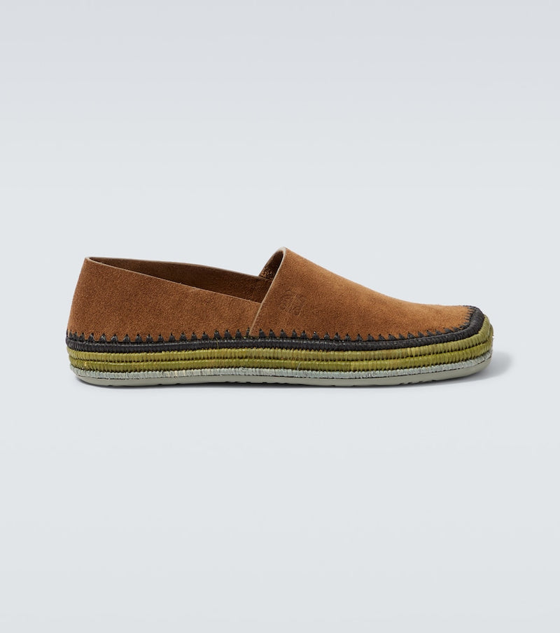 Loewe Paula\'s Ibiza Rio suede espadrilles
