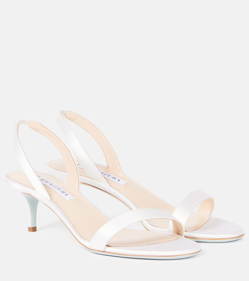 Aquazzura So Nude 50 satin sandals
