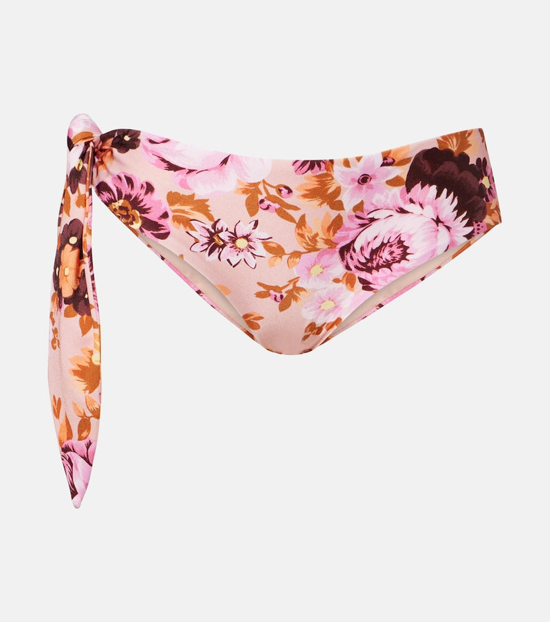 Chloe Floral low-rise bikini bottoms