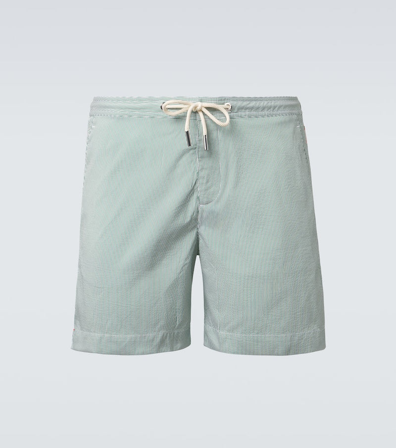Orlebar Brown Bulldog Drawcord striped swim trunks