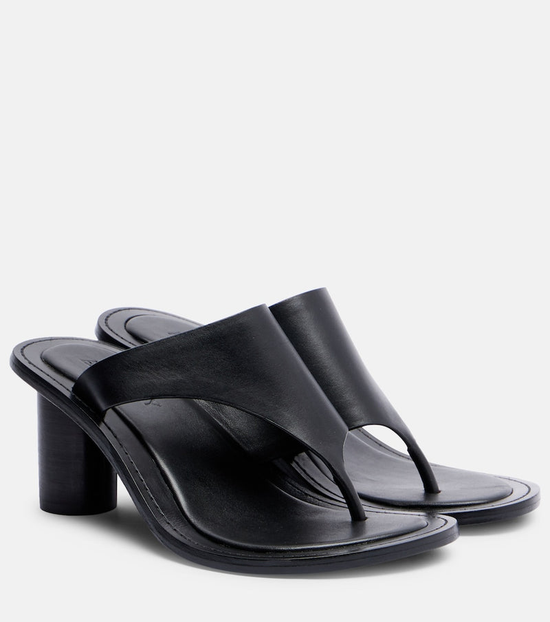 A. Emery Hardie leather thong sandals
