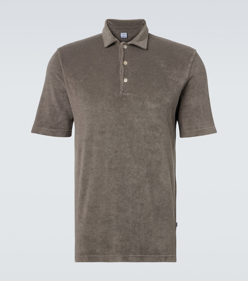 Fedeli Mondial cotton terry polo shirt