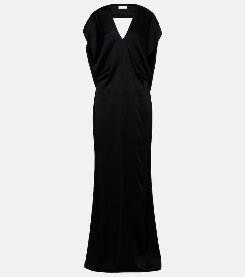 Stella McCartney Open-back satin maxi dress