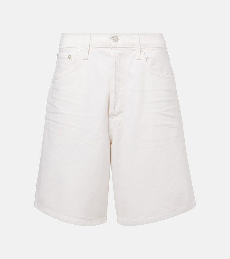 Agolde Indra mid-rise denim shorts