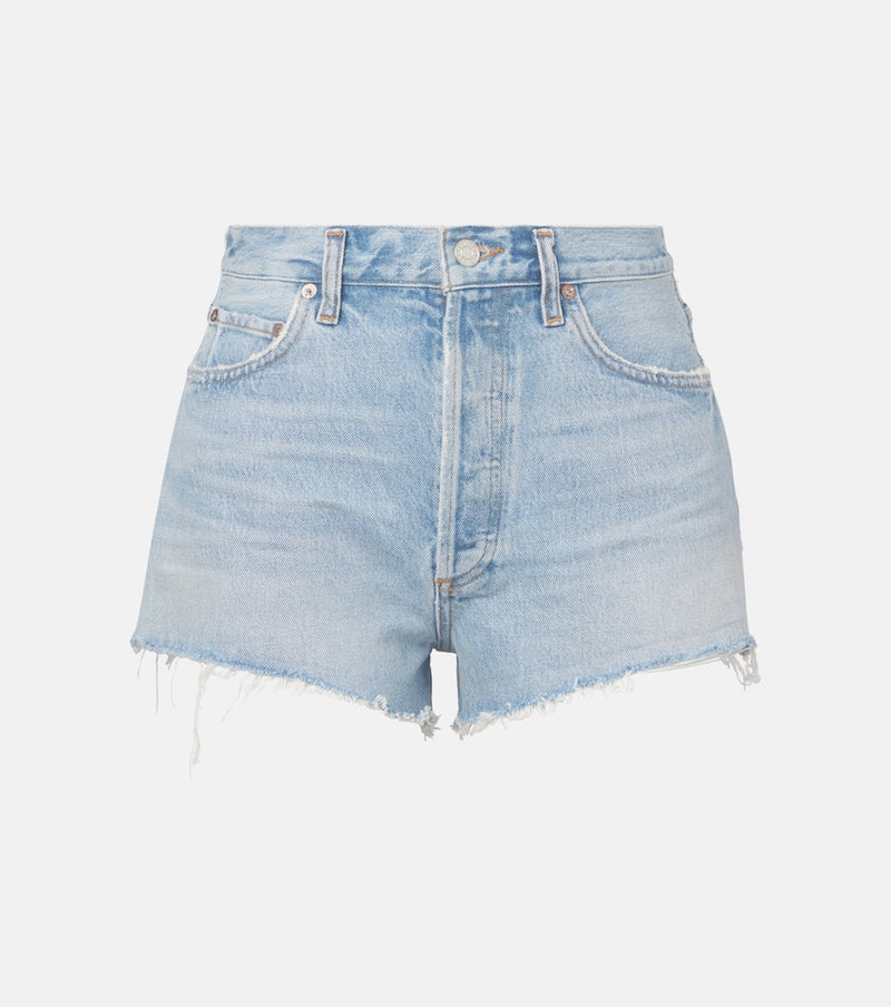 Agolde Ridley high-rise denim shorts