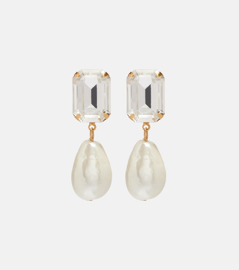 Jennifer Behr Liana gold-plated drop earrings