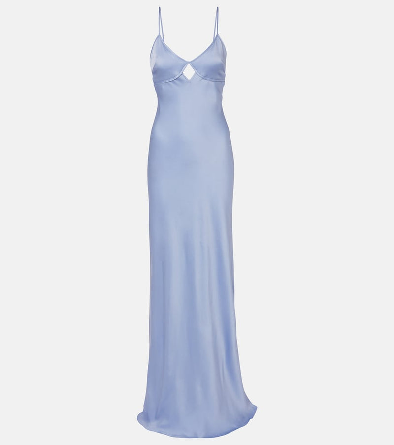 Victoria Beckham Cutout satin gown