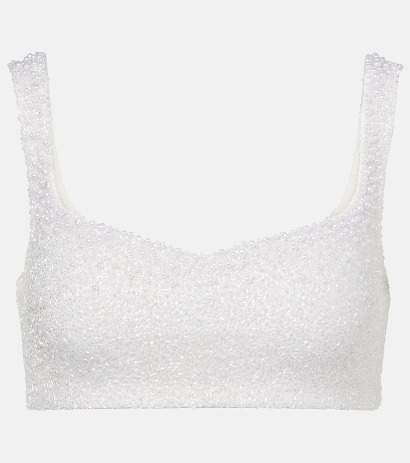 Clio Peppiatt Venus embellished bra top