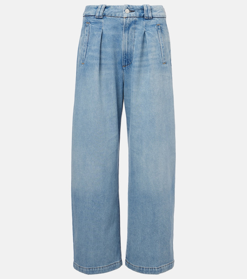 Citizens of Humanity Cara twill cropped wide-leg pants