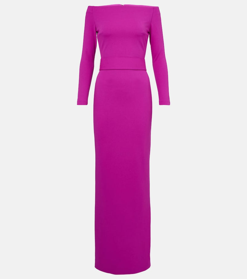 Solace London Sabina off-shoulder gown