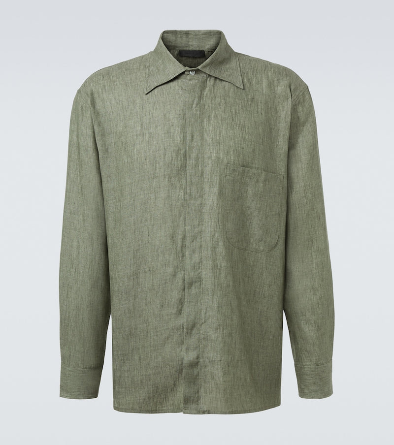 Saman Amel Resort linen shirt