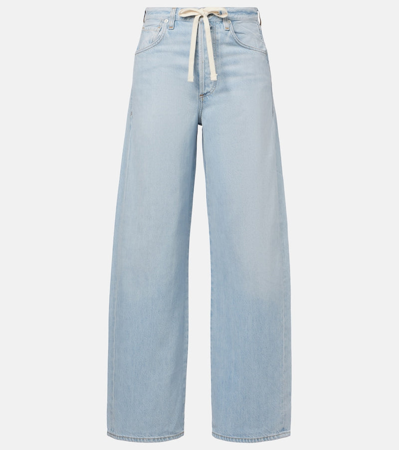 Citizens of Humanity Brynn low-rise wide-leg jeans in Blue