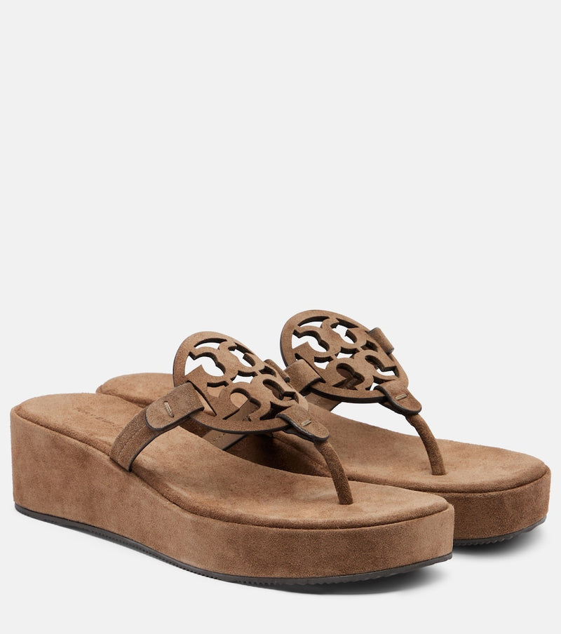 Tory Burch Miller 25 suede thong sandals