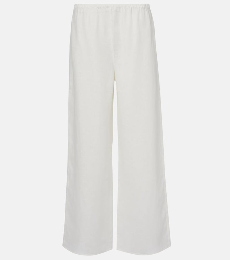 Asceno Austin linen wide-leg pants