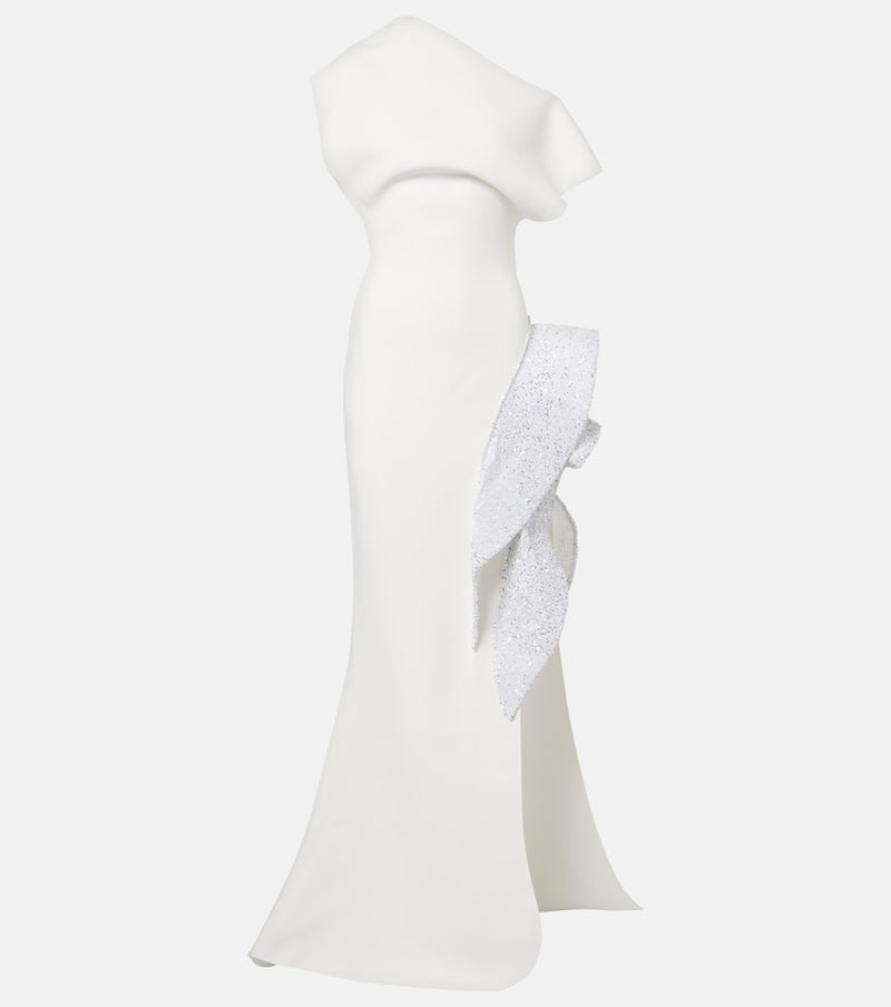 Maticevski Wishing ruffled asymmetric gown