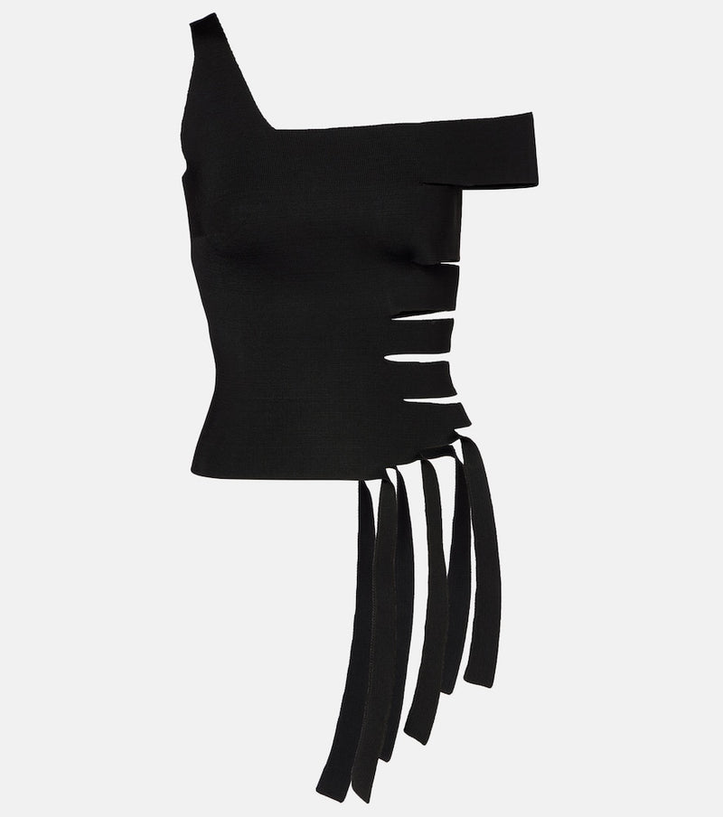 Mugler Asymmetric cut-out top