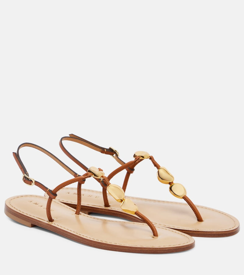 Amanu Nairobi leather sandals