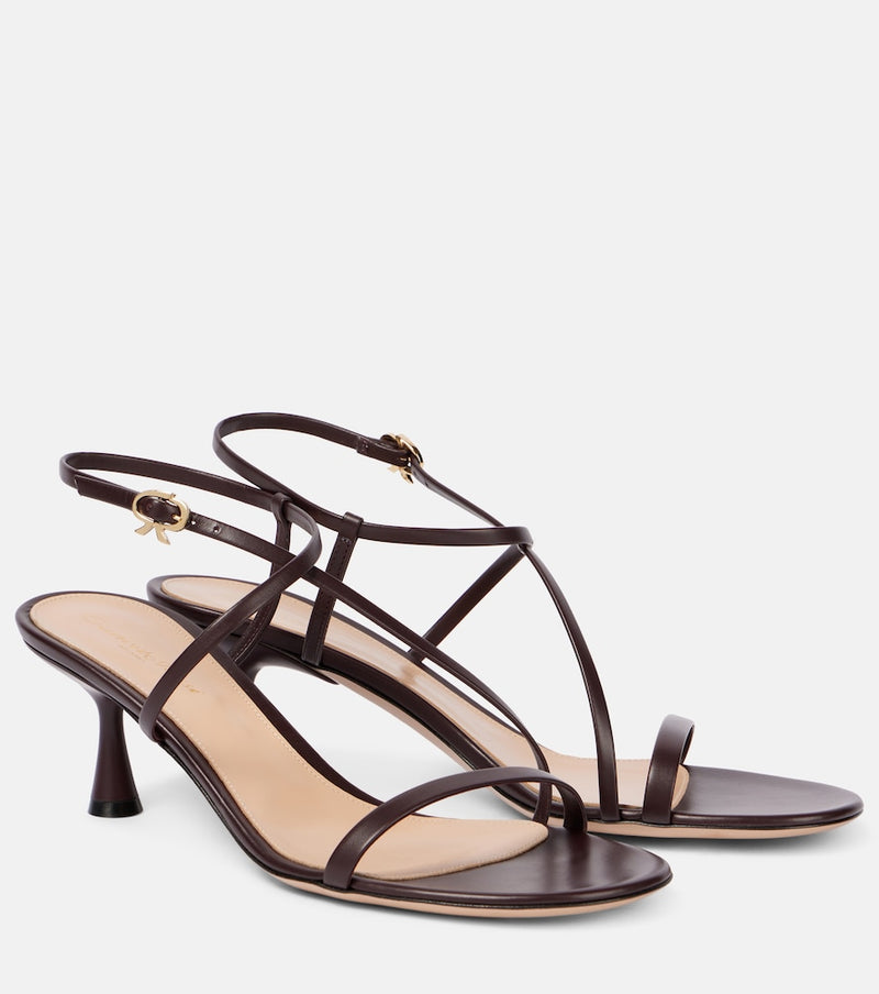 Gianvito Rossi Ascent leather sandals