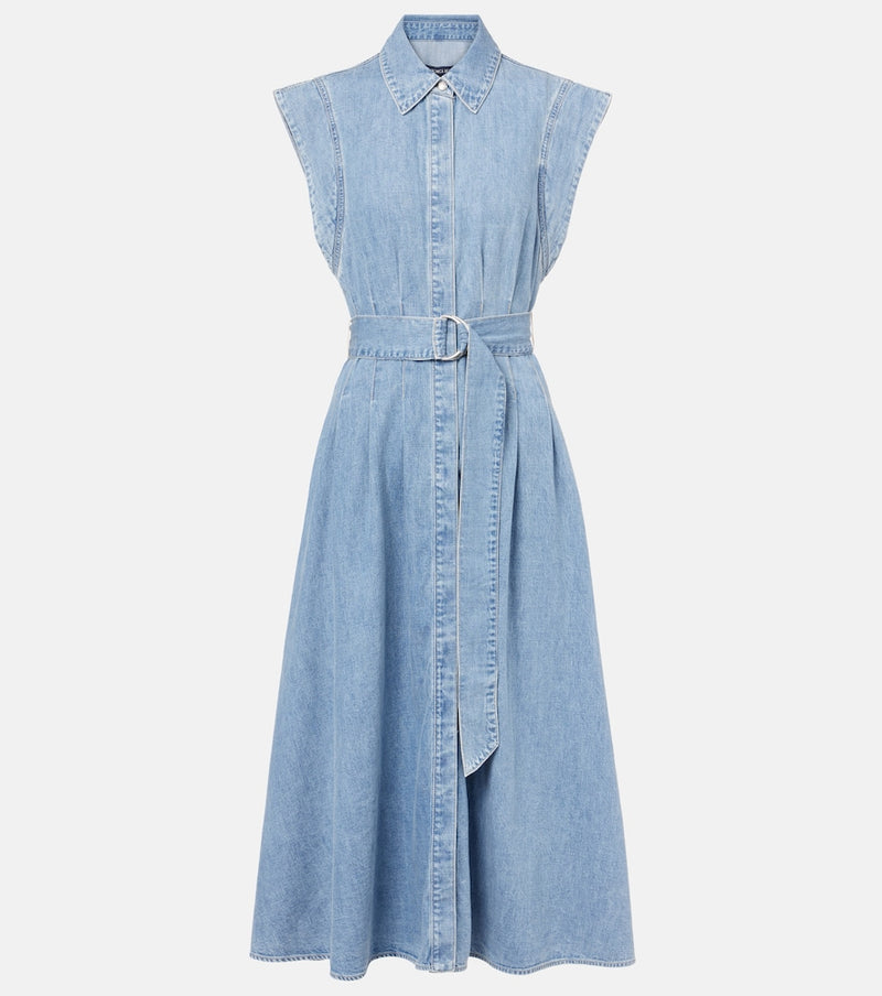 Veronica Beard Fuller denim midi dress