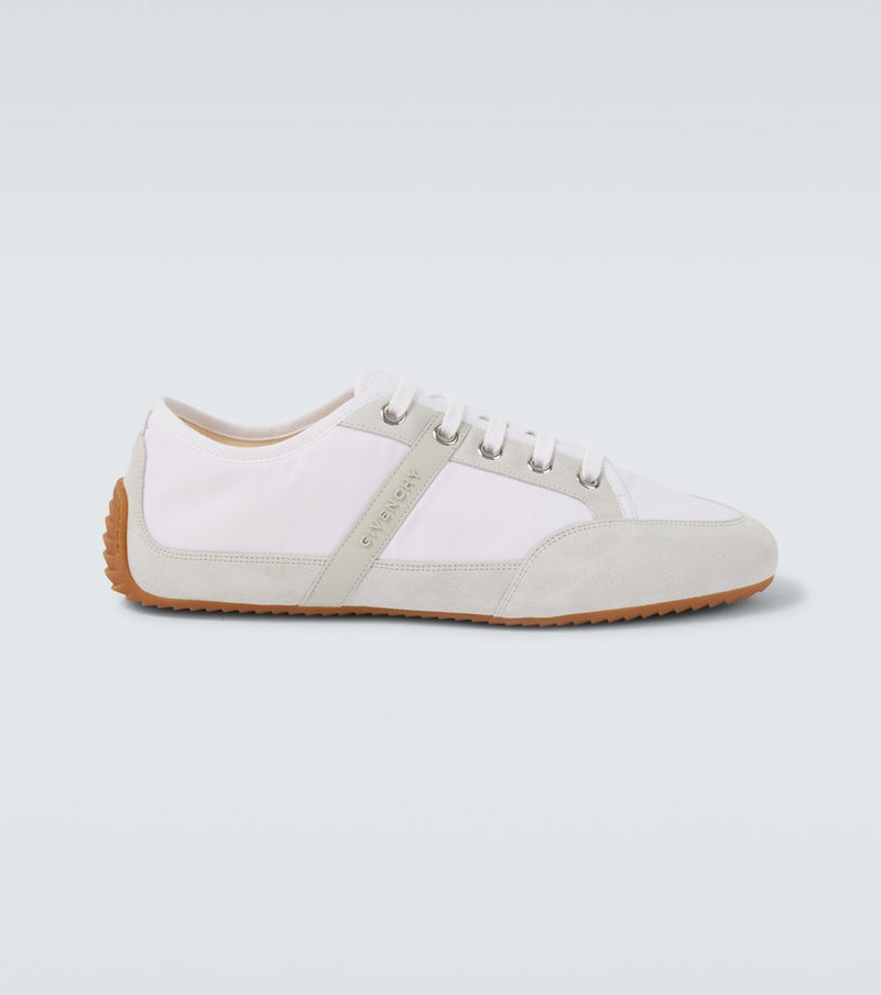 Givenchy Slim suede-trimmed sneakers