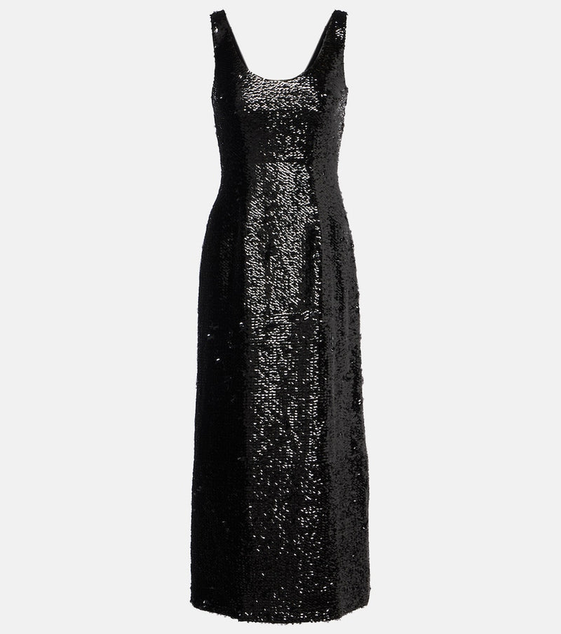 Emilia Wickstead Tippini sequined midi dress