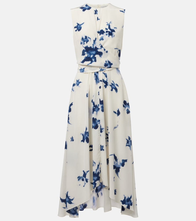 Altuzarra Penny floral silk wrap dress