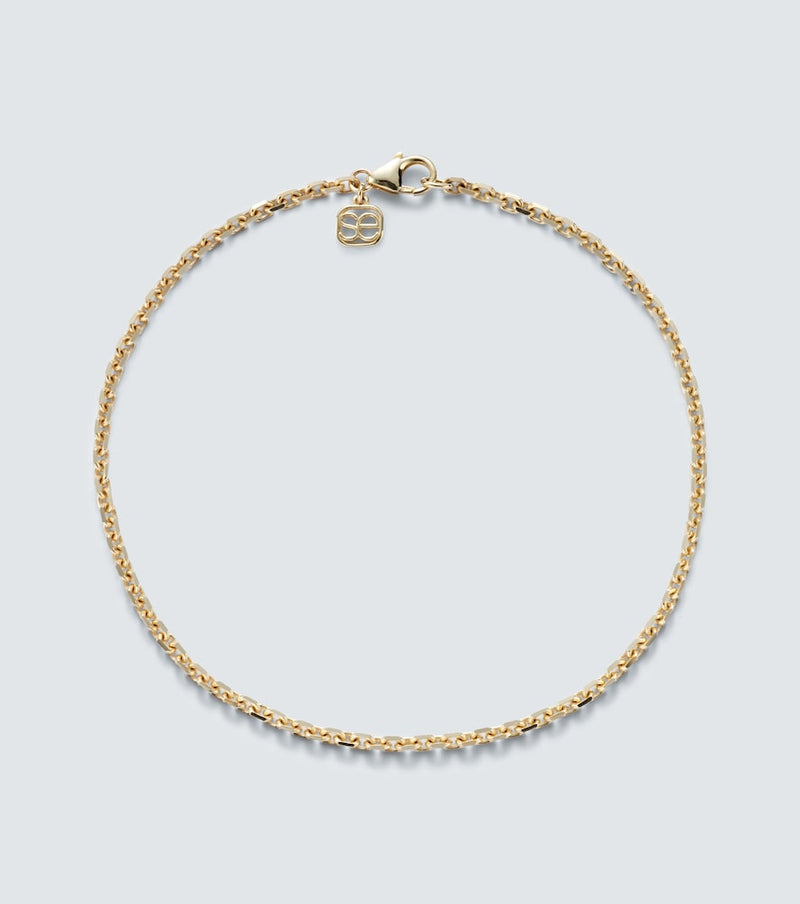 Sydney Evan 14kt gold chain bracelet