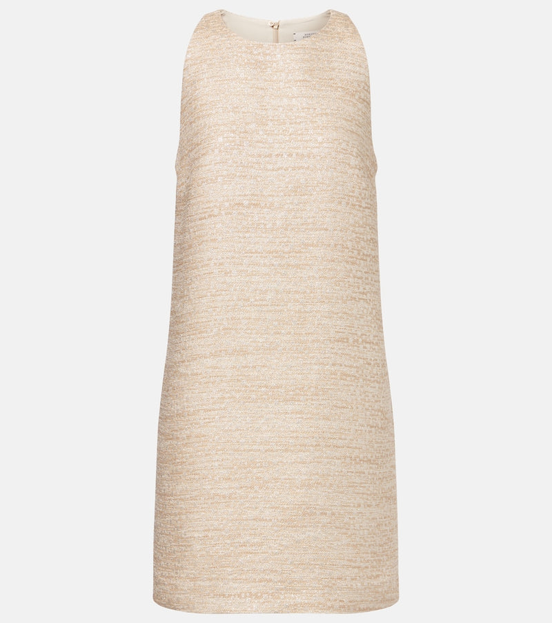 Dorothee Schumacher Shiny Coolness lame tweed shift dress