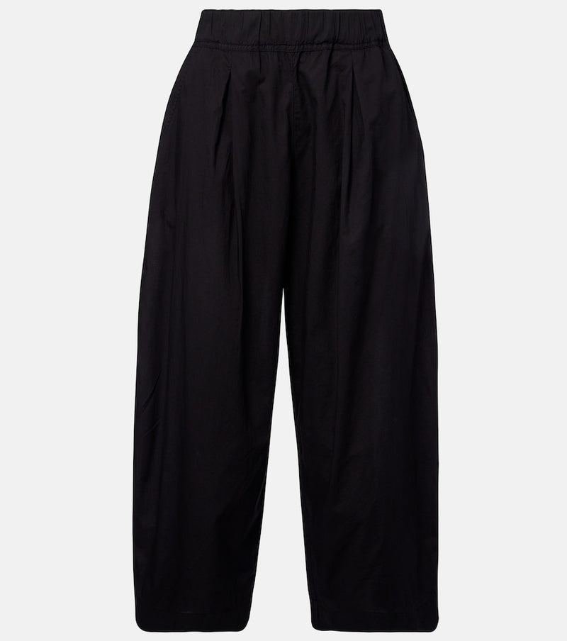 Velvet Sophia cotton poplin wide-leg pants