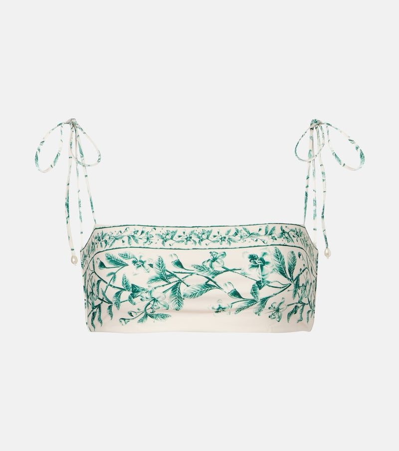 Agua by Agua Bendita Primavera floral bikini top