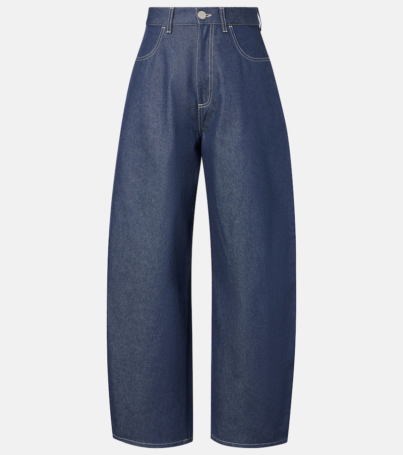 Rohe High-rise barrel-leg jeans