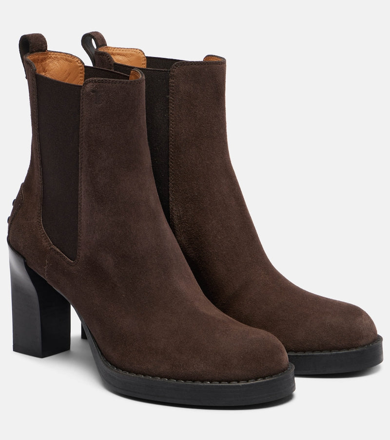 Tod\'s 80 suede Chelsea boots