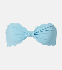 Marysia Antibes scalloped bikini bandeau top
