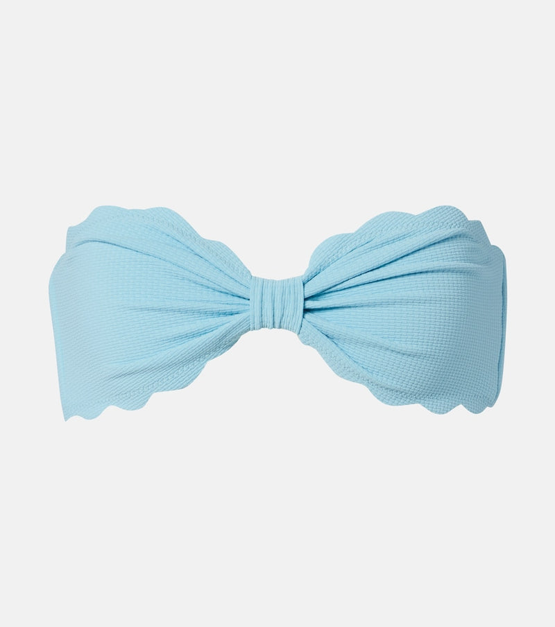 Marysia Antibes scalloped bikini bandeau top