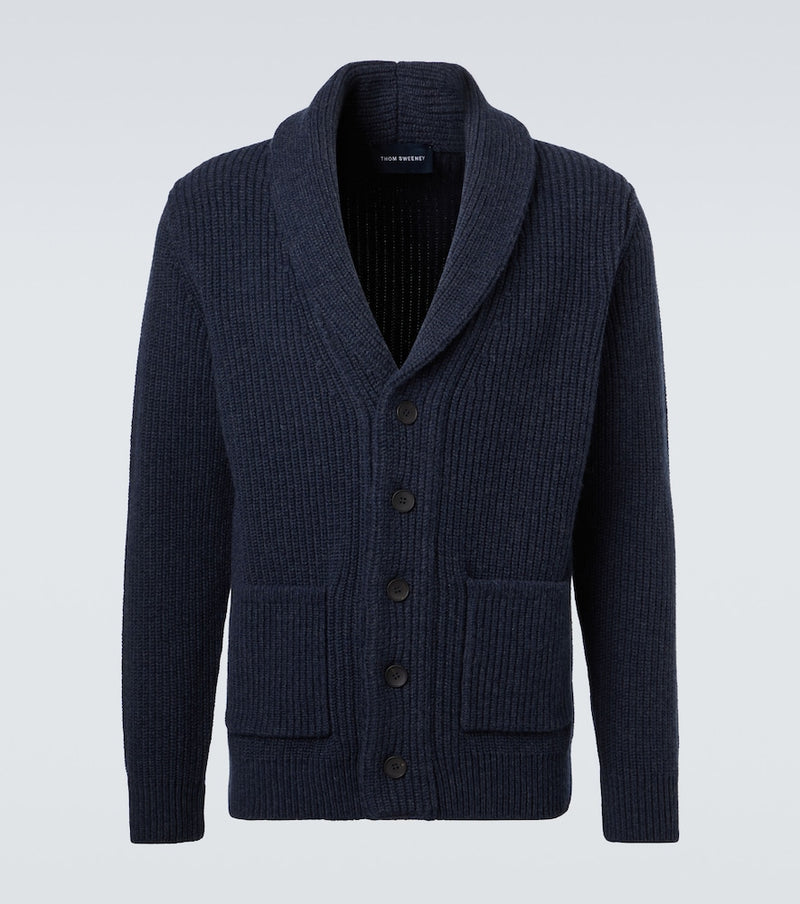 Thom Sweeney Wool and cashmere cardigan