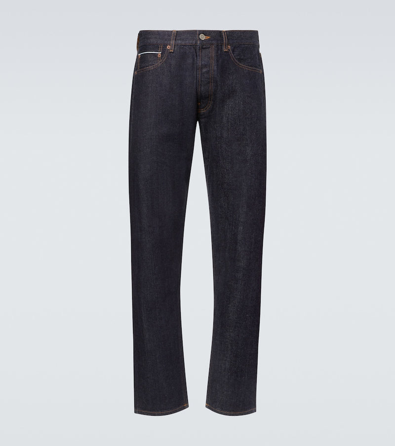 Thom Sweeney Mid-rise straight jeans
