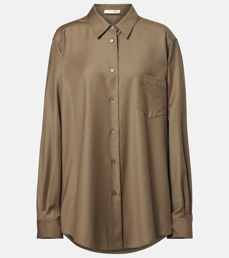 The Row Pino virgin wool shirt
