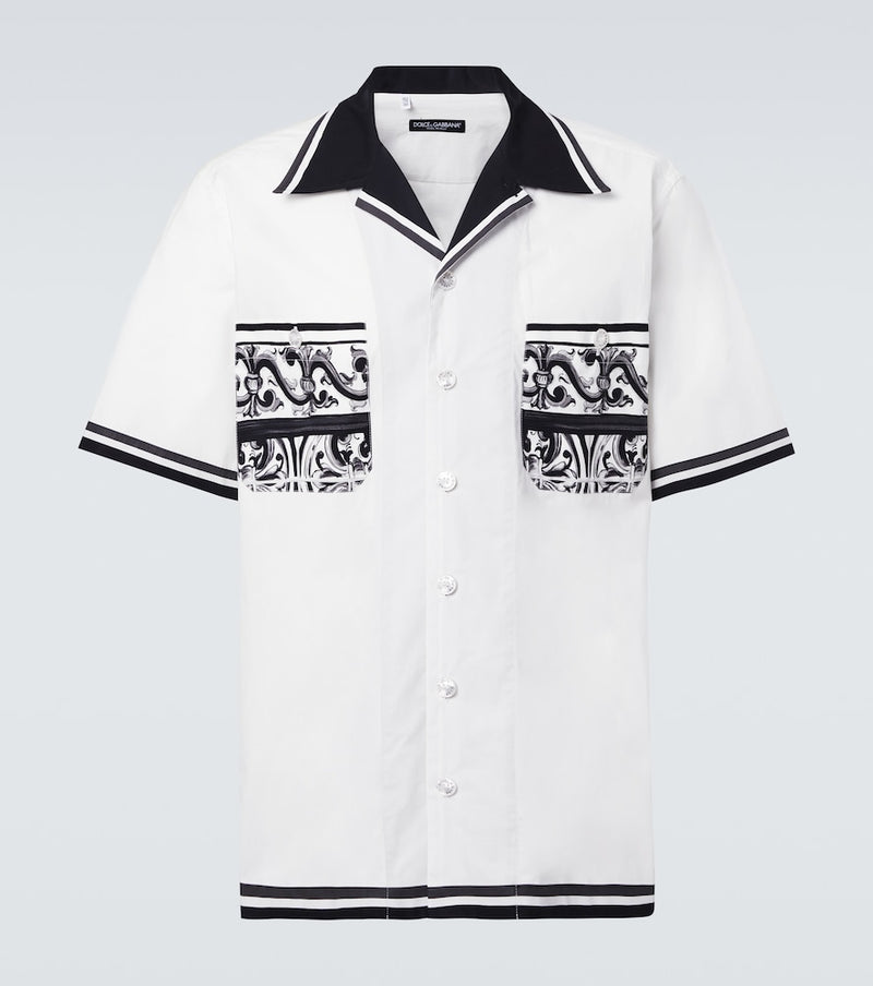 Dolce & Gabbana Majolica printed cotton shirt