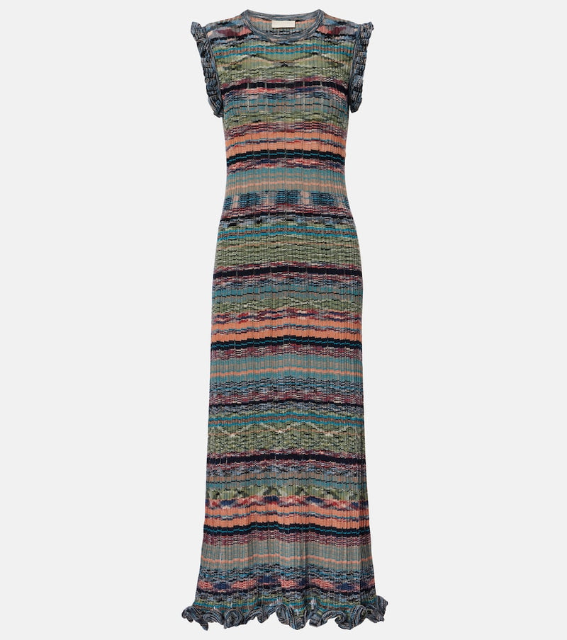 Ulla Johnson Ajak ribbed-knit midi dress
