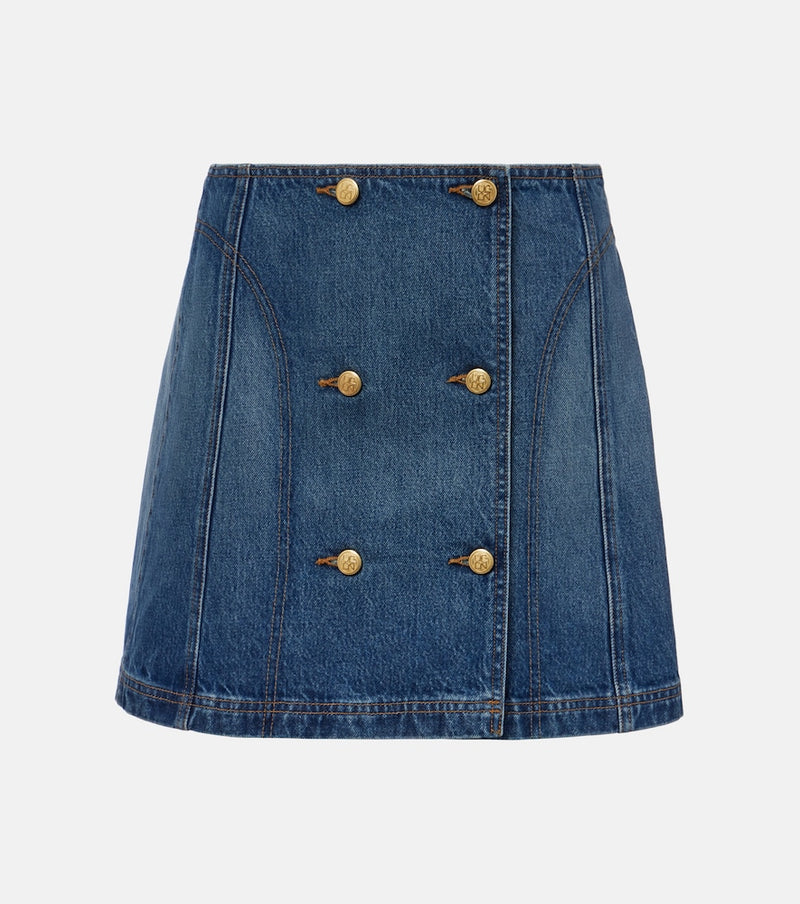 Ulla Johnson Clara denim miniskirt in Blue