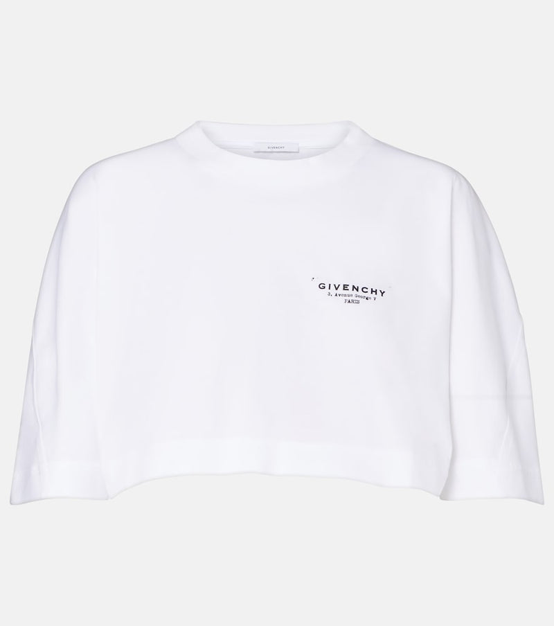 Givenchy Cropped logo cotton T-shirt