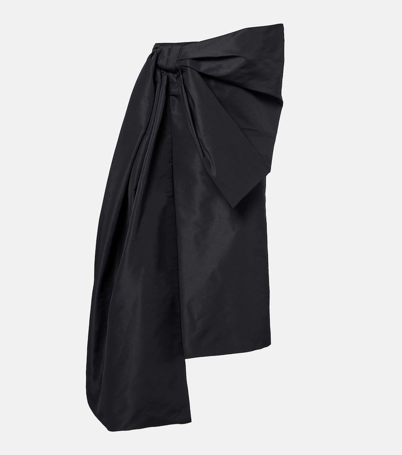 Givenchy Bow-detail taffeta maxi skirt